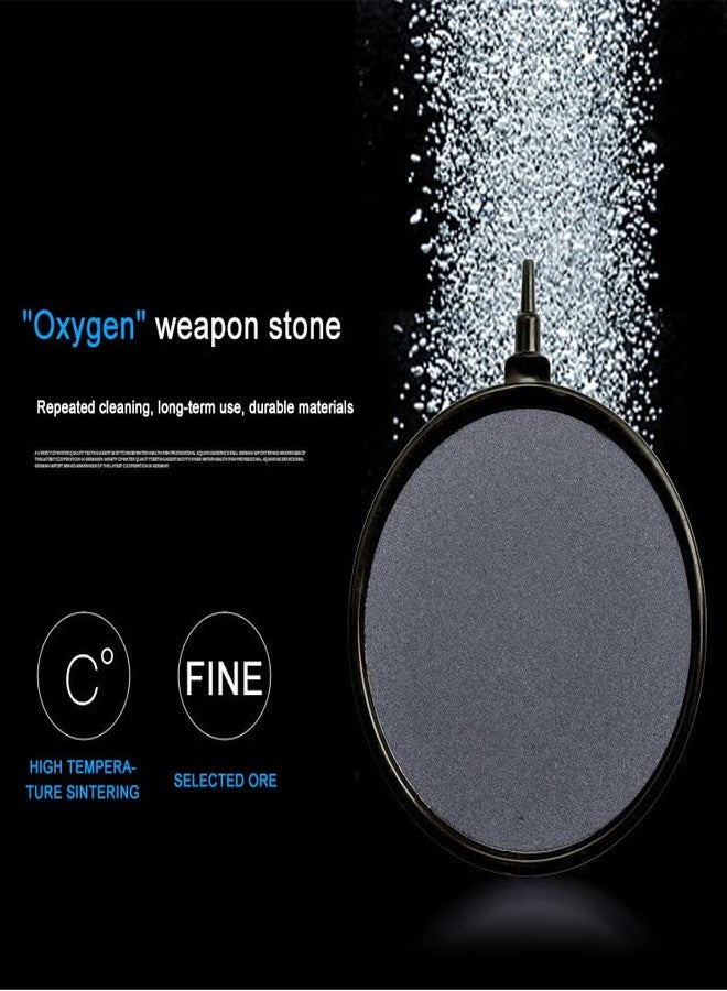 VAYINATO® (Pack of 1) 4-Inch Round Air Stone Disc Bubble Diffuser for Aquarium Fish Tank Hydroponics Pump Ceramic Airstones (Motor Not Included) by Petzlifeworld - Image 2